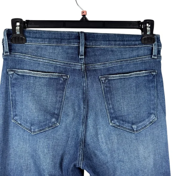 Frame Le High Flare Leg Jeans Bestia Blue Wash High Rise Womens size 29 - Picture 6 of 9